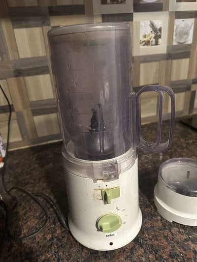BRAUN Juicer Machine + Chopper