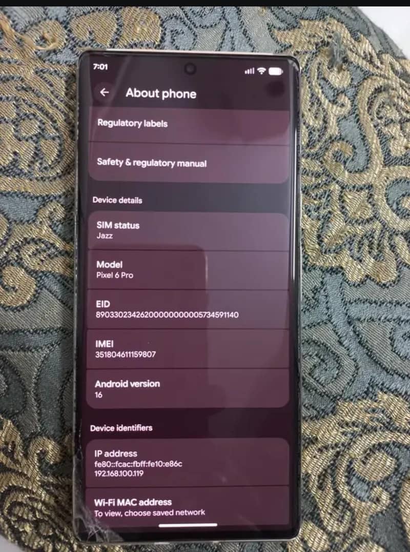 Google Pixel 6 Pro 4