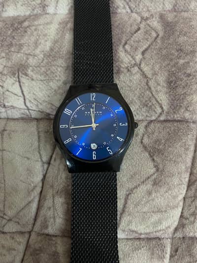 Original Skagen Denmark Titanium case watch