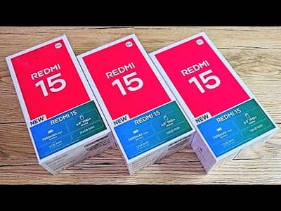 Xiaomi Redmi 15 BOX PACK 1 YEAR WARRANTY