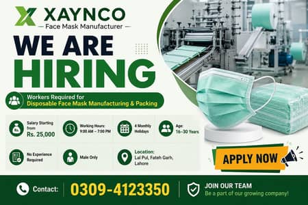 Manufacturing & Packing Job