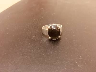 Silver Cat's Eye j Ring