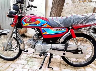 honda cd 70 2026 zero meter condition first owner karachi num