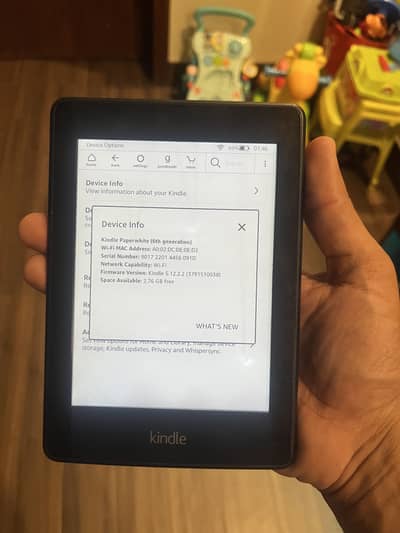 Kindle paperwhite 6th Gen (4gb)