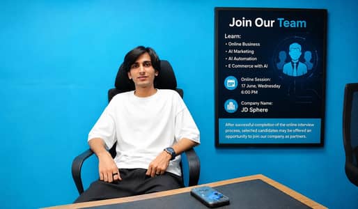 Join our team, learn free and work with us