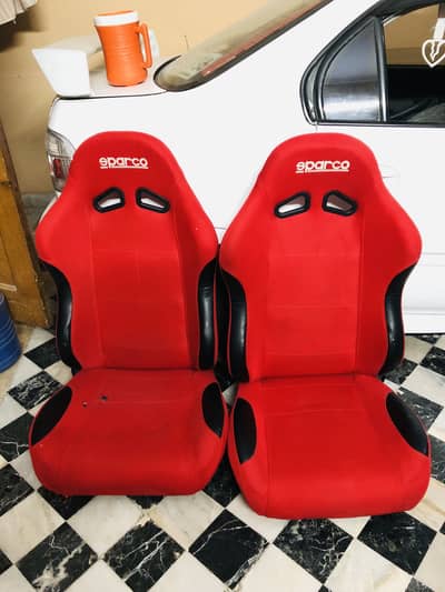 Sparco universal bucket seats in original fabric