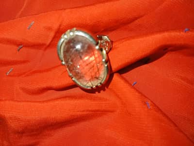 silver ring with mohenajaf stone  . . . . 11 grame silver