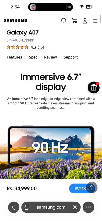 Samsung Mobile A07 5G