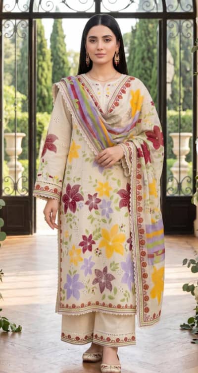 lawn three peic suit oder now 