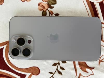 Apple iPhone 15 Pro Max PTA (scratch less)– Natural Titanium (256GB)