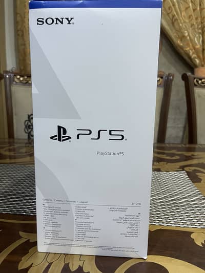 PS5 slim box pack in 1tb uk model