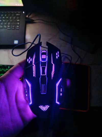 AMOi G9 BLACK SPORTS RGB GAMiNG MOUSE