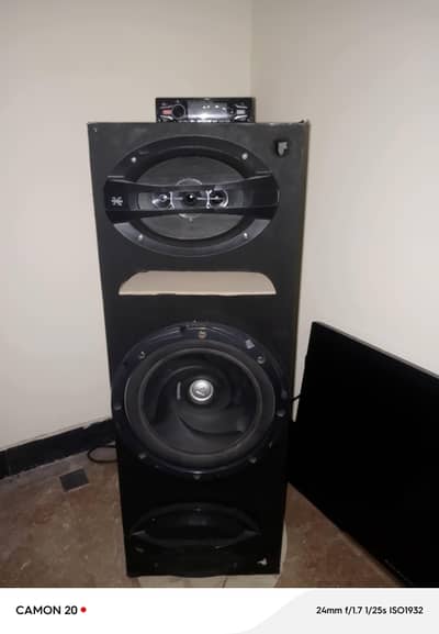 brand new speaker Kenwood bassar brand amplifier