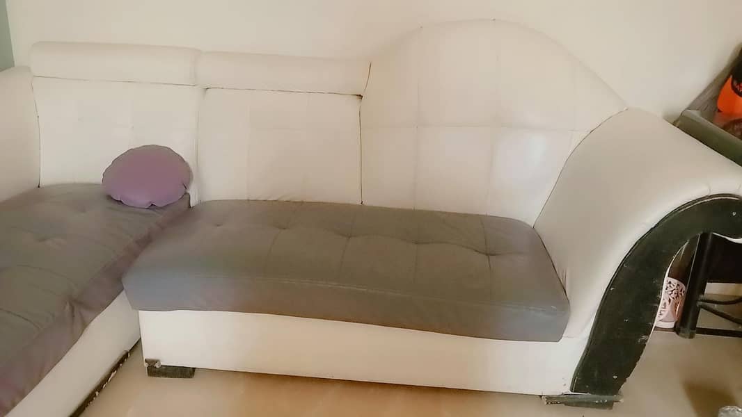 L shape corner sofa set 1
