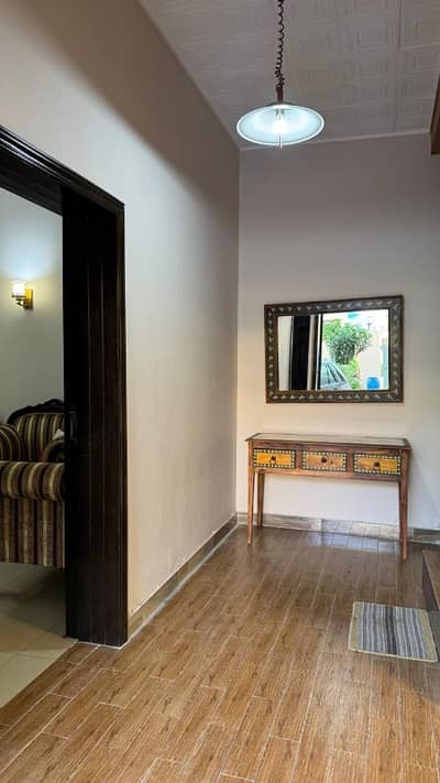 fully furnished ground portion for single or couples foreigners and diplomats