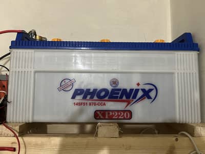 Selling phoenix 140Ah battery, just 1 month used, 5 months guarantee