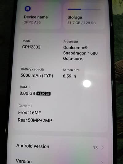 OPPO A96
