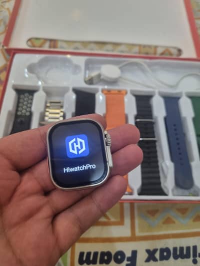 7 in 1 Smart Watch Multicolor Strap Bundle