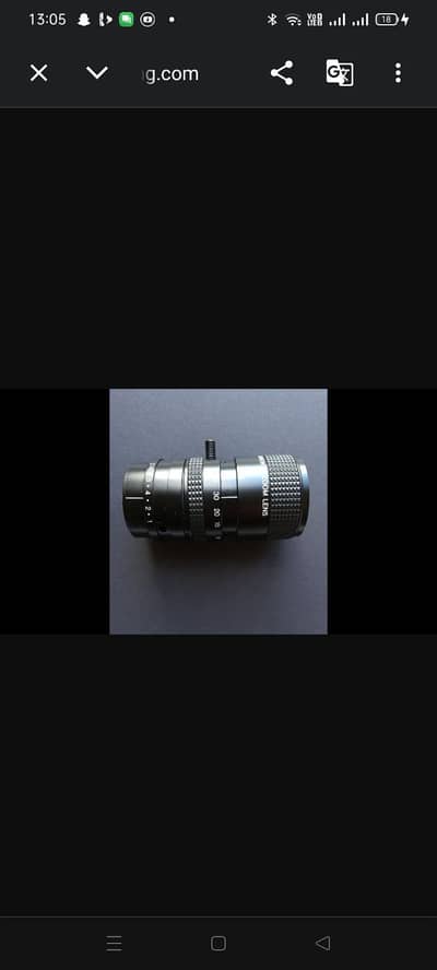 vintage canon TV zoom lens