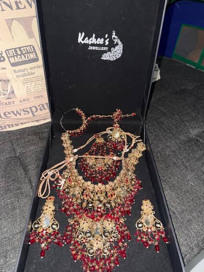 Kashee’s Bridal Jewellery Set - Complete Wedding Set (Excellent Condit