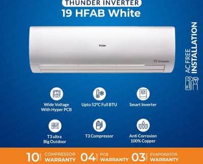 Haier Ac HSU-19 HFAB (Grey) T3 1.5 ton