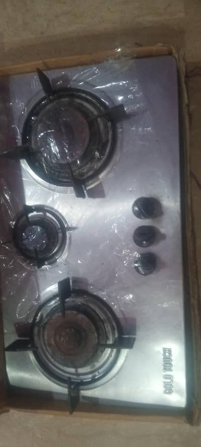 3 burner stoves  stainless steel