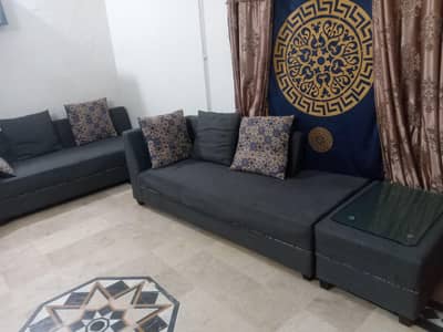 L Shape sofa for sale urgent with table 03078126036