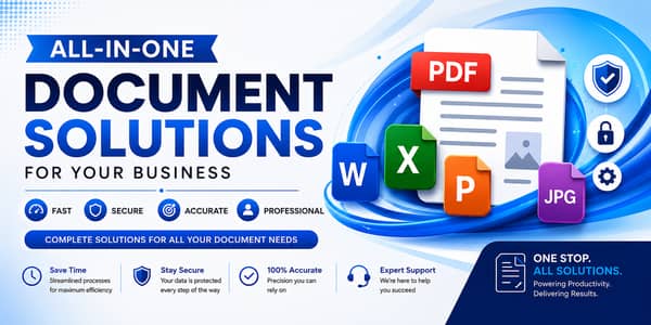 PDF Converter & Editor: Word, Excel, PPT, JPG, Merge, Split & Secure