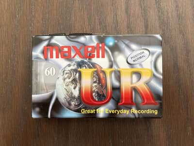 Maxwell UR 60 Blank Cassette (Sealed)