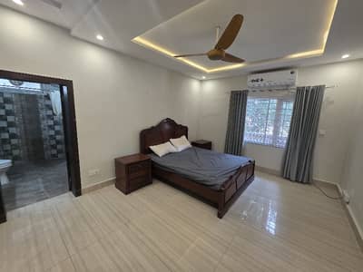 Premium 3-Bed Furnished Upper Portion in F-7 | Long Driveway | Servant Qtr