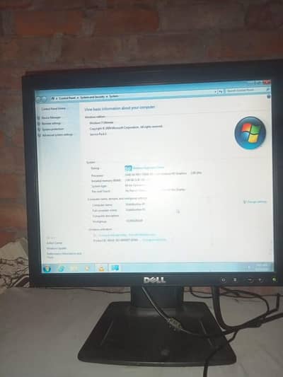 Hp Elite Desk 705 G100  + dell 19" office PC complete set