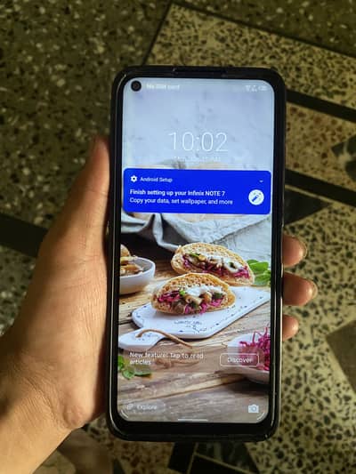 Infinix Note 7 Gaming Mobile  6/128 + Box