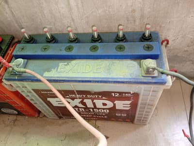 Exide Tall Tubular 145Ah Battery, Slightly used