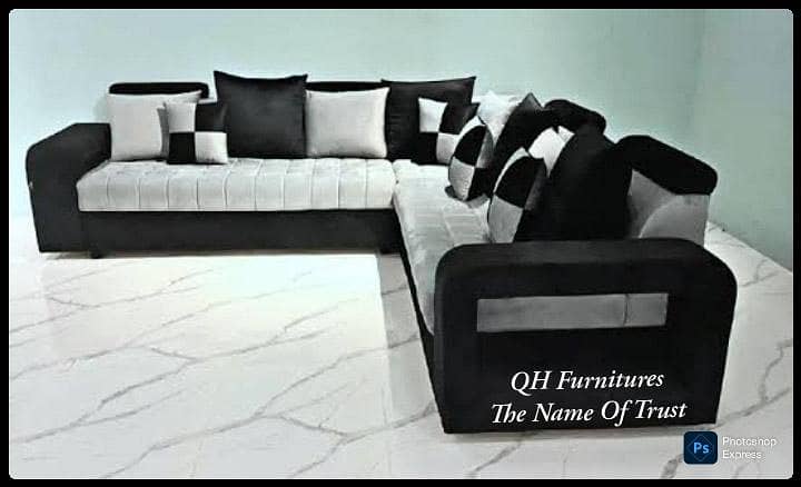 L Shape Corner Sofa Set 0