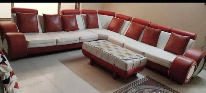 L shaped sofa