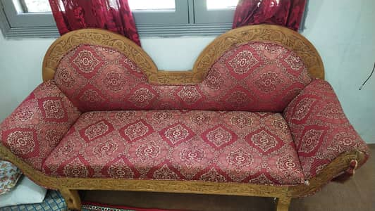 ​ Khubsurat Wooden Carved Sofa / Diwan For Sale!
