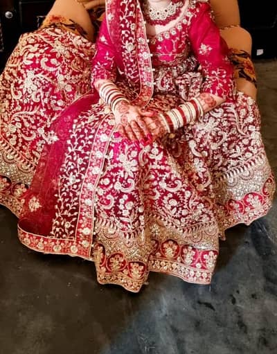 bridal maxi/lehnga bridal dress easy to wear
