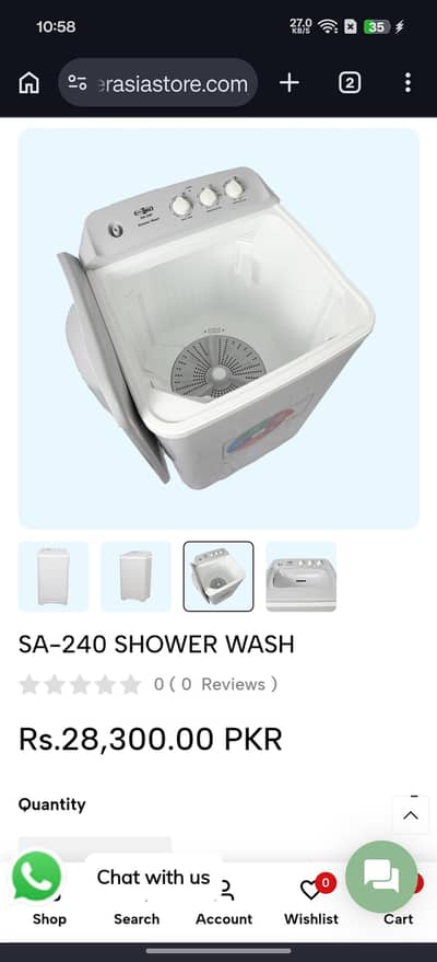 Super Asia washing machine