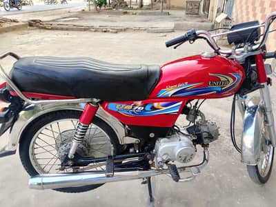 United Us 70 Bike For Sale 10/10 Condition All ok With 90% Tyres