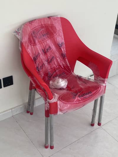 Brand new good quality plastic chairs for exchange with any other