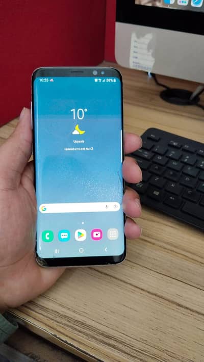 Samsung S8 Exchange shade hai panel mein halat ap pics mein dekh le