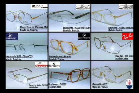 Original Eyewear Ray Ban Carrera Burberry Swarovski