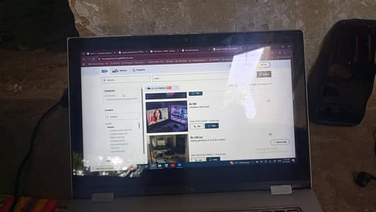 touch screen 360 ,i5 5th generation,8gb ram,180gb ssd,2 hour battery