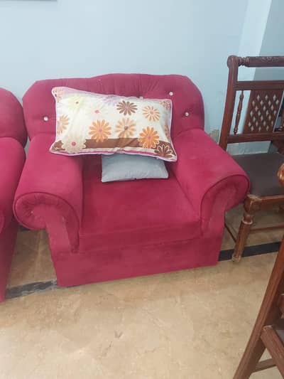 6 seater sofa set used in good condition