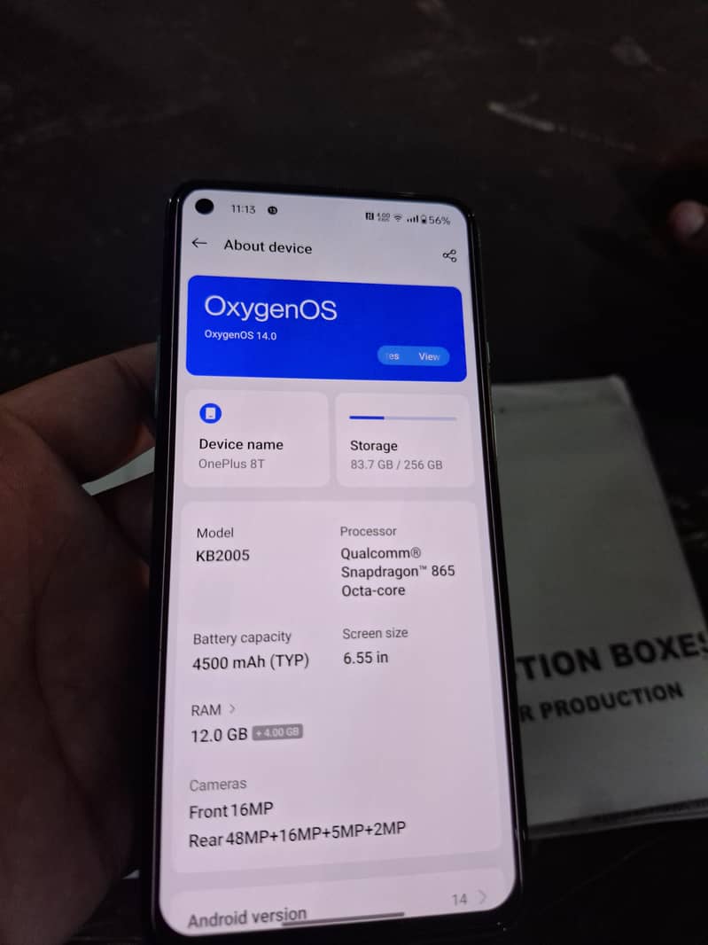 One Plus 8T 4