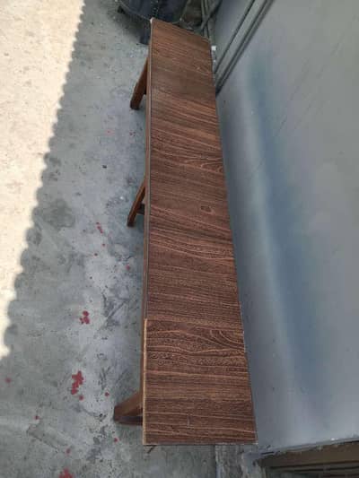 strong wood bench