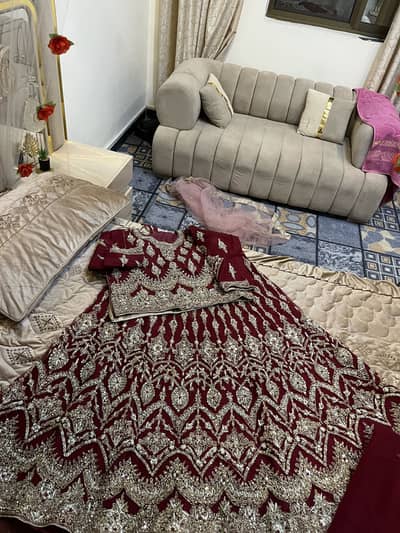 Bridal dress one time use half price