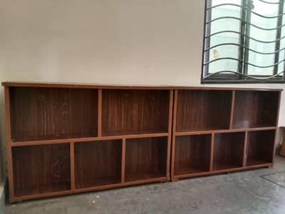 This is customized wood book shelves