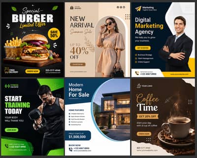 Creative Post Designer for Business Ads