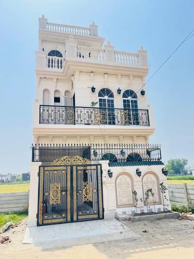 3 Marla Brand New House For Sale Park Lane Near Al Rehman Garden Phase 2 and Faizpur Interchange, Lahore-Jaranwala Road, Main Lahore - Islamabad Mtwy, Lahore. .